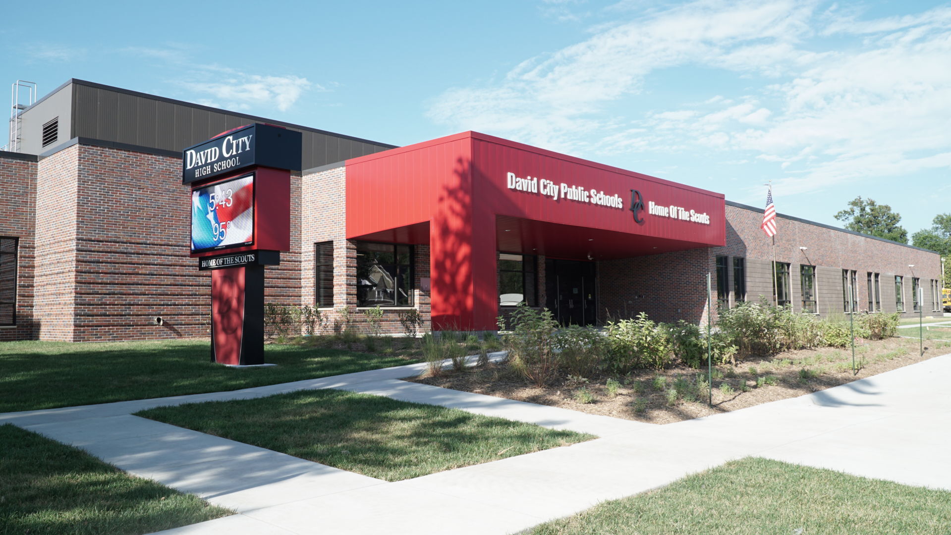 David City Secondary School new entrance